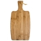 De Acacia van de keuken houten Scherp raad Marmeren houten het verbinden dienblad met handvat