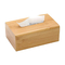 Bamboepapier 21*14*8CM Eco Friendly Tissue Box Rechthoekig Hout