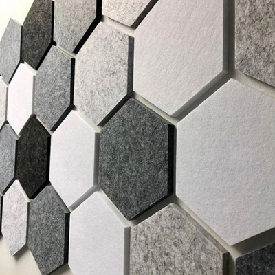 Zelfklevende 9mm Gevoelde Akoestische Comités Muur Art Decorative Soft Soundproof
