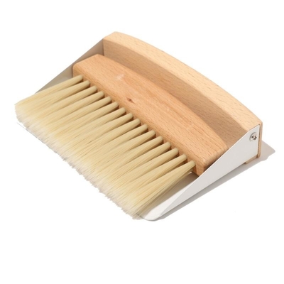 Houten Oem Bezemblik en Borstel Vastgestelde Stof het Schoonmaken Douane Mini