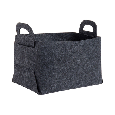 Rectangular 100% polyester felt kleding opslag containers opp zak verpakte aanpasbare verpakking