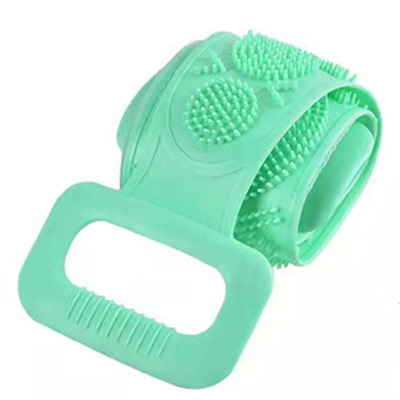 Van het het Handvatsilicone van de lichaamsspons Tweezijdige het Badborstel 70cm