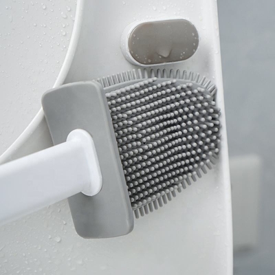 De diepe Schoonmakende van de de Schoonmakende Borstel Lekvrije Houder van de Toiletkom Opgezette Houder Muur