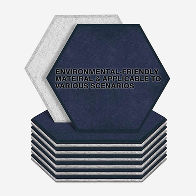 Zelfklevende 9mm Gevoelde Akoestische Comités Muur Art Decorative Soft Soundproof