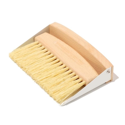 Houten Oem Bezemblik en Borstel Vastgestelde Stof het Schoonmaken Douane Mini