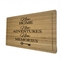 Scherp de Raads Houten Hakbord van douanelogo engraved kitchen bamboo wood