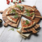 Acaciahout Pizza Schil Dienblad Snijplank Met Handvatten