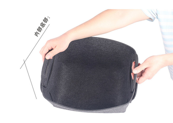 Rectangular 100% polyester felt kleding opslag containers opp zak verpakte aanpasbare verpakking