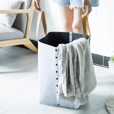 Gepersonaliseerde kleur Moderne polyester felt opslag manden voor kleding organisatie