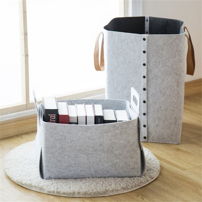 Gepersonaliseerde kleur Moderne polyester felt opslag manden voor kleding organisatie