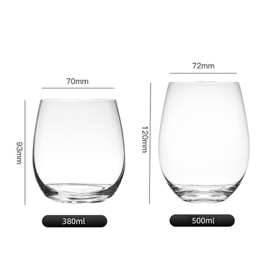 OEM Crystal Whisky Wedding Champagne Drinking Waterglazen 72*120mm