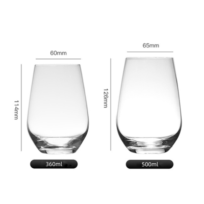 OEM Crystal Whisky Wedding Champagne Drinking Waterglazen 72*120mm