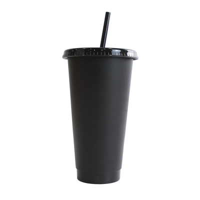 het Drinken van 16oz 24oz Plastic Kop 10*6*19cm van de Glazen Opnieuw te gebruiken Veranderende Kleur