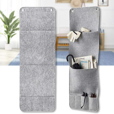 100% polyester Gevoelde de Zakorganisator 3mm van de Muur Hangende Opslag